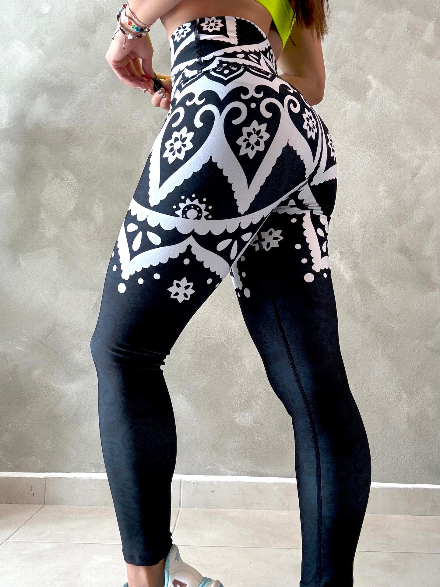 White Mandala Legging