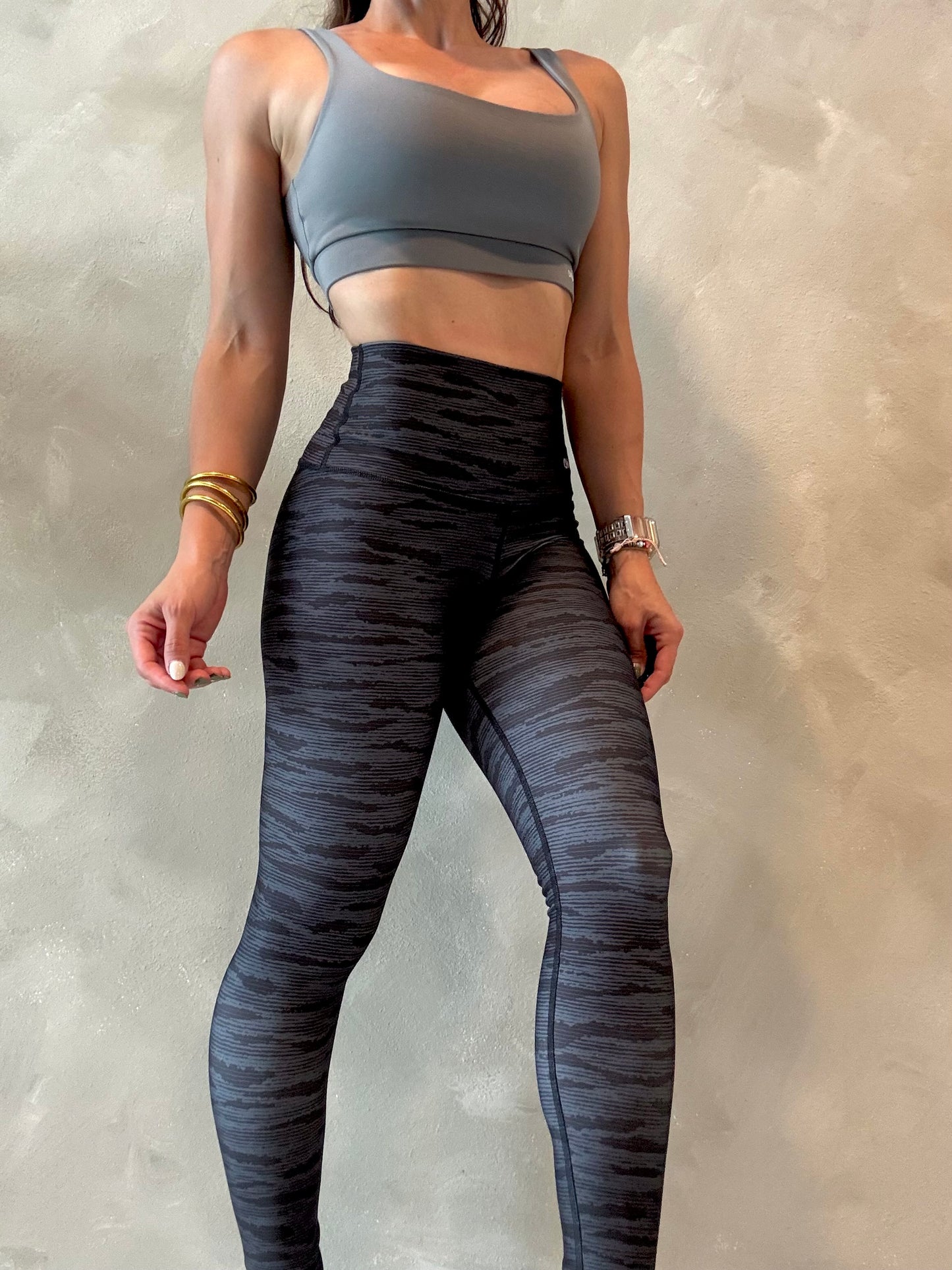 Black and Gray Legging