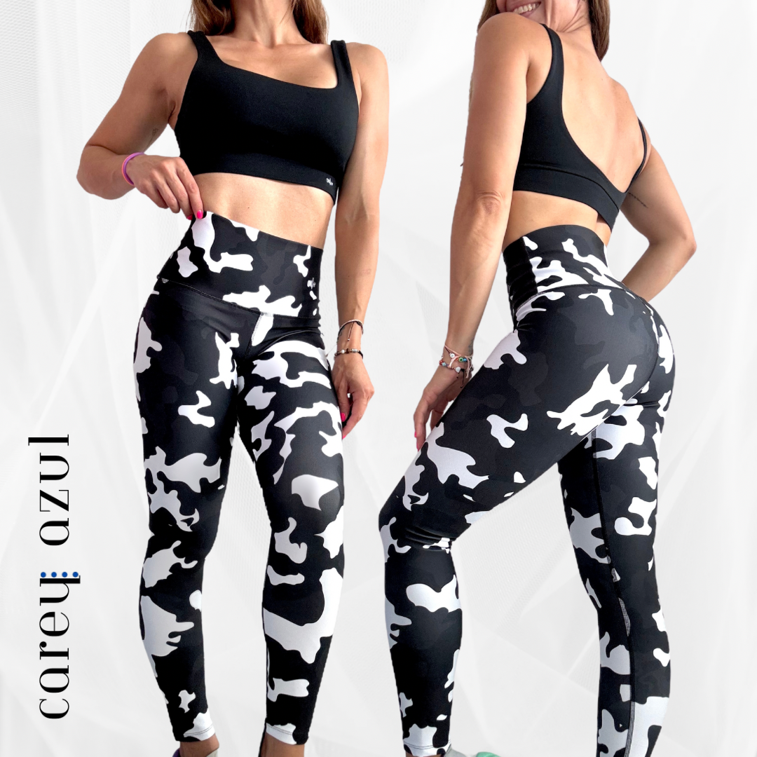 White Camo Legging